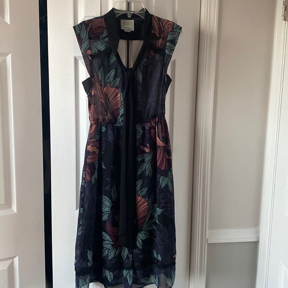 Anthropologie tropical midi sleeveless dress - Picture 1 of 6